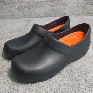 Crocs Neria LiteRide Pro II Clog Black Slip Resistant Work Shoes Women 10 NEW